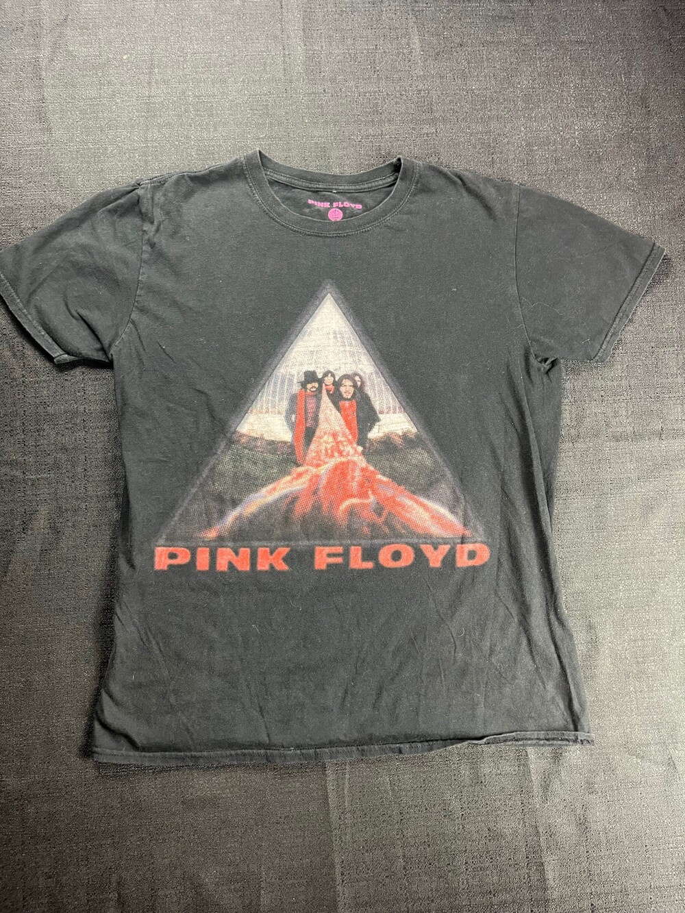 Pink Floyd Band T-Shirt Large Black Cotton Graphic Tee